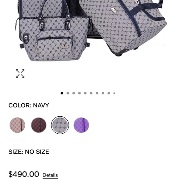 American Flyer suitcase set BRAND NEW - Picture 2 of 2